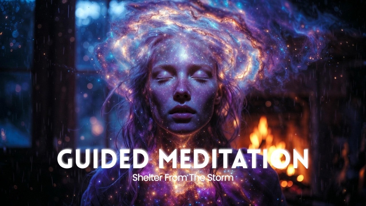 Shelter from the Storm | Guided Meditation for Nervous System Rest & Cozy Safety | Female Voice