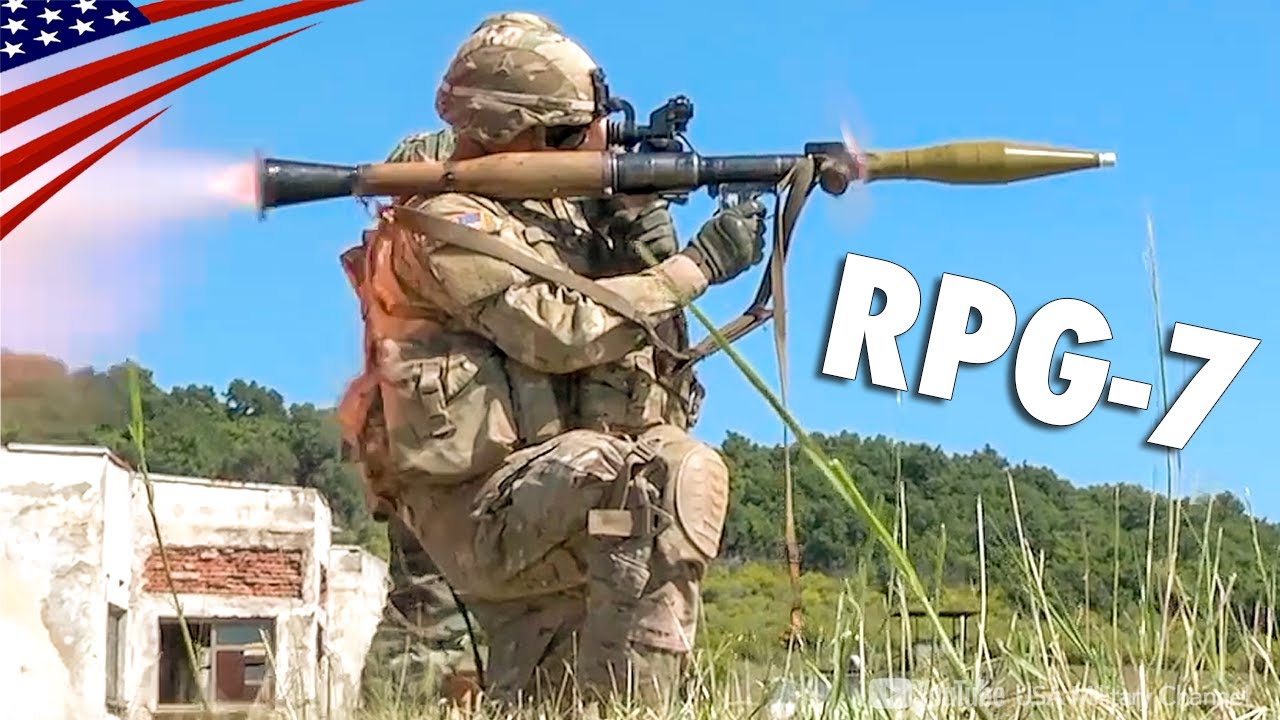 American Soldiers Fire RPG-7s