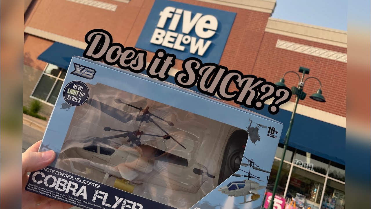 World's CHEAPEST RC HELICOPTER! ( Five Below XB Cobra)