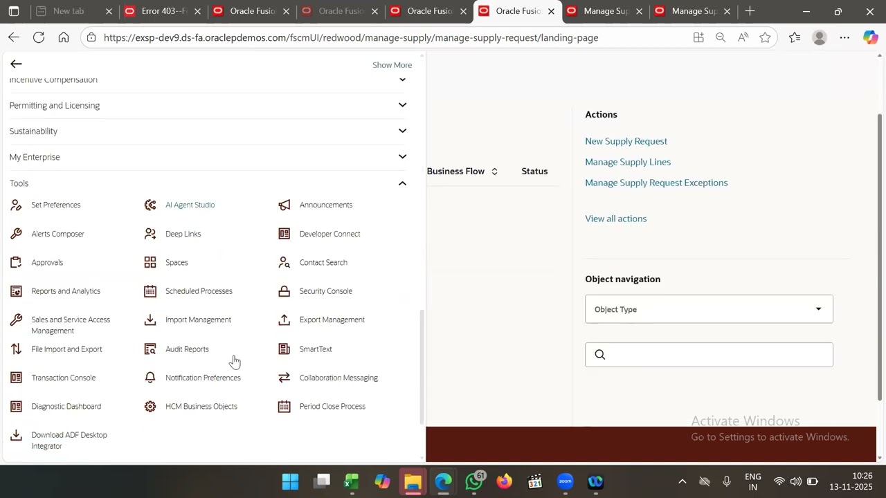 Min-Max Planning at Supplier Level(3) in Oracle Fusion