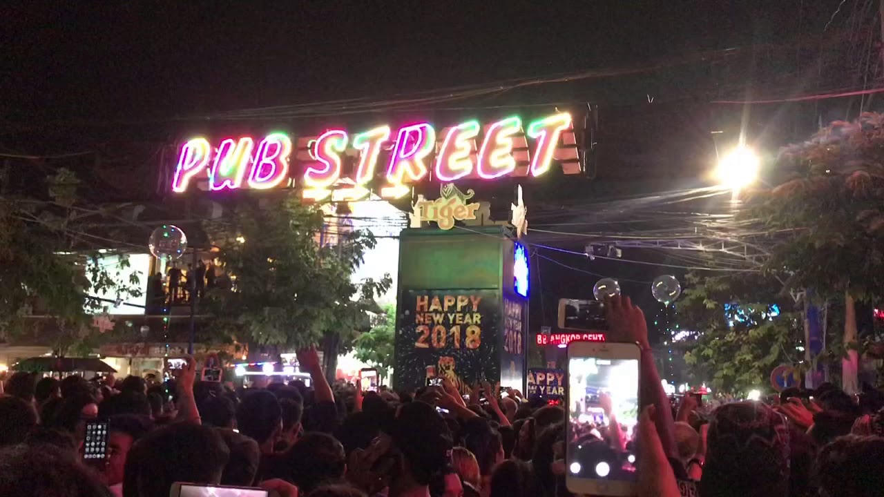 Pub Street Siem Reap Countdown 2k18