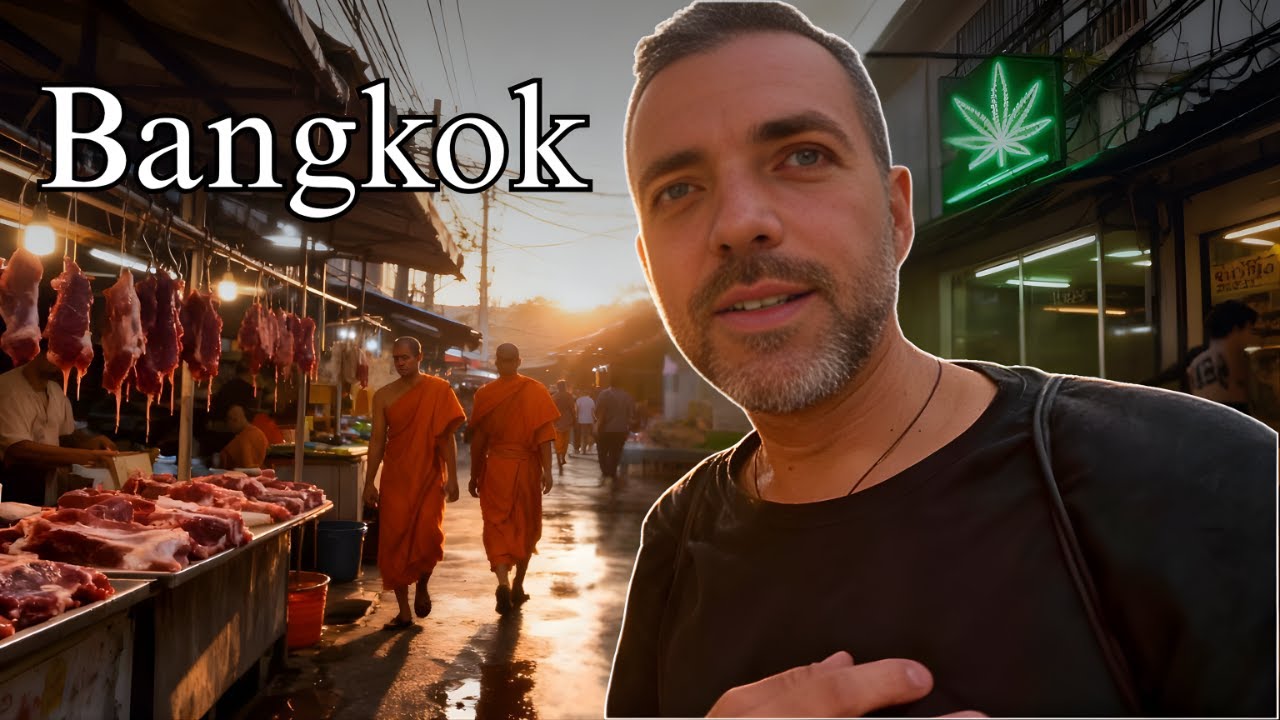 RUA DAS FESTAS DE BANGKOK AS 5H DA MANHÃ 🇹🇭