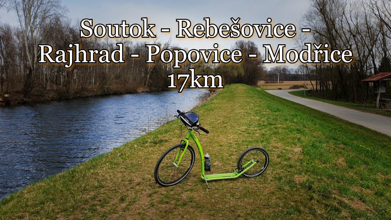 Okruh od Olympie přes Rebešovice-Rajhrad-Popovice, 17km
