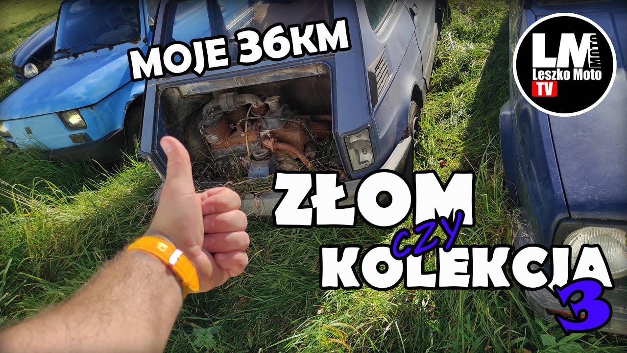 ZNALAZŁEM STARE AUTA GOLFA II i FIATA 126p  - ZŁOM CZY KOLEKCJA 3