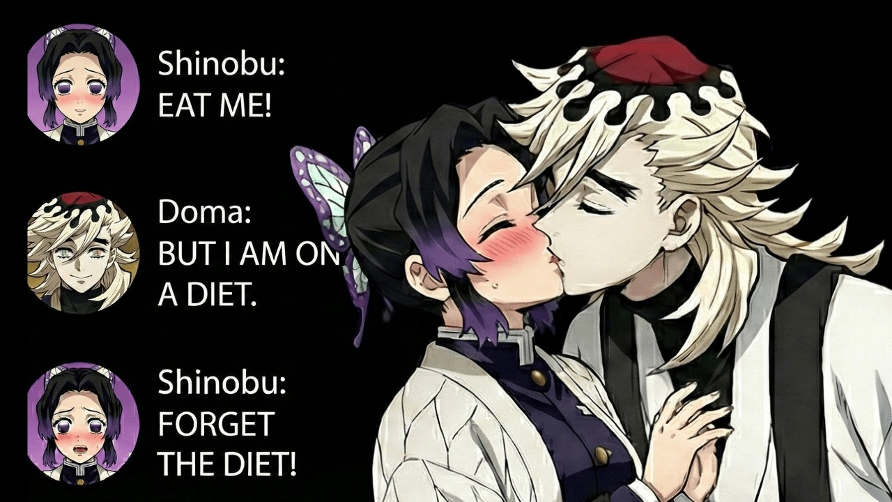 What If Doma Was On A DIET When Shinobu Met Him? 🥗💀 | Demon Slayer Text Story