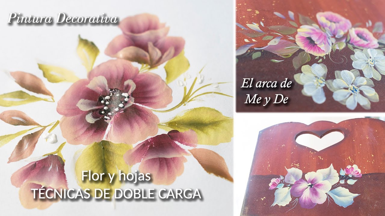 TÉCNICAS DE DOBLE CARGA EN PINTURA DECORATIVA elarcademeyde