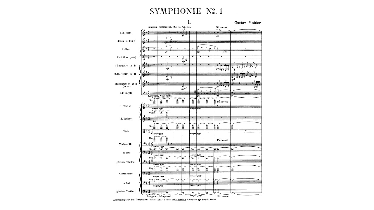 Mahler: Symphony No. 1 (with Score) [Boulez]