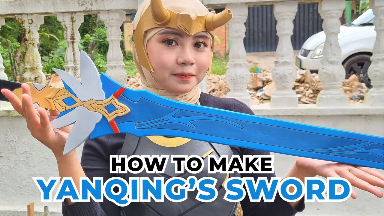 How to make YANQING'S SWORD from Honkai Star Rail out of EVA FOAM
