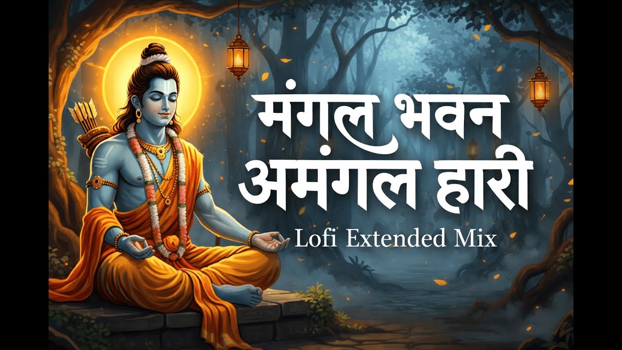 Shree Ram Bhajan | Ram Siya Ram | मंगल भवन अमंगल हारी (Lyrical) - Ramayan Chaupai | Lofi Extended