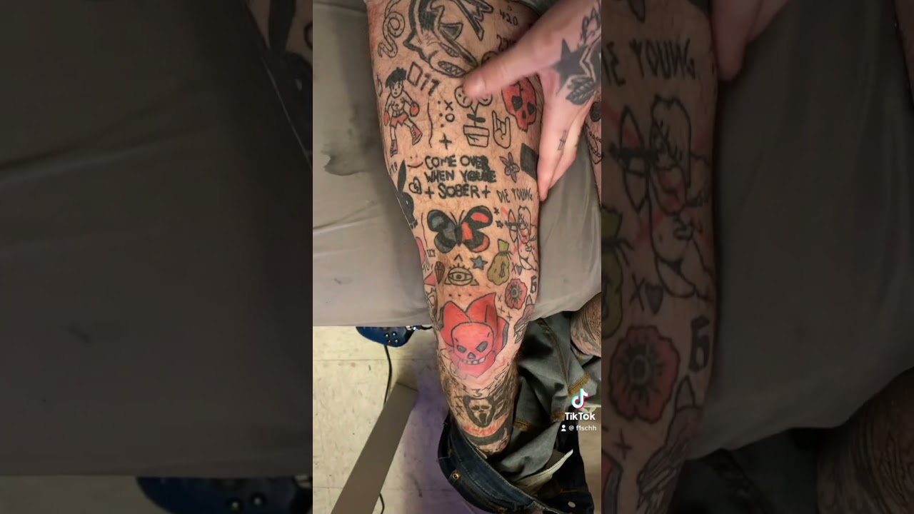 Tattooing myself EVERYDAY for a YEAR! #tattoo #tattoos #artist #tattooideas #art #inkmaster #2023