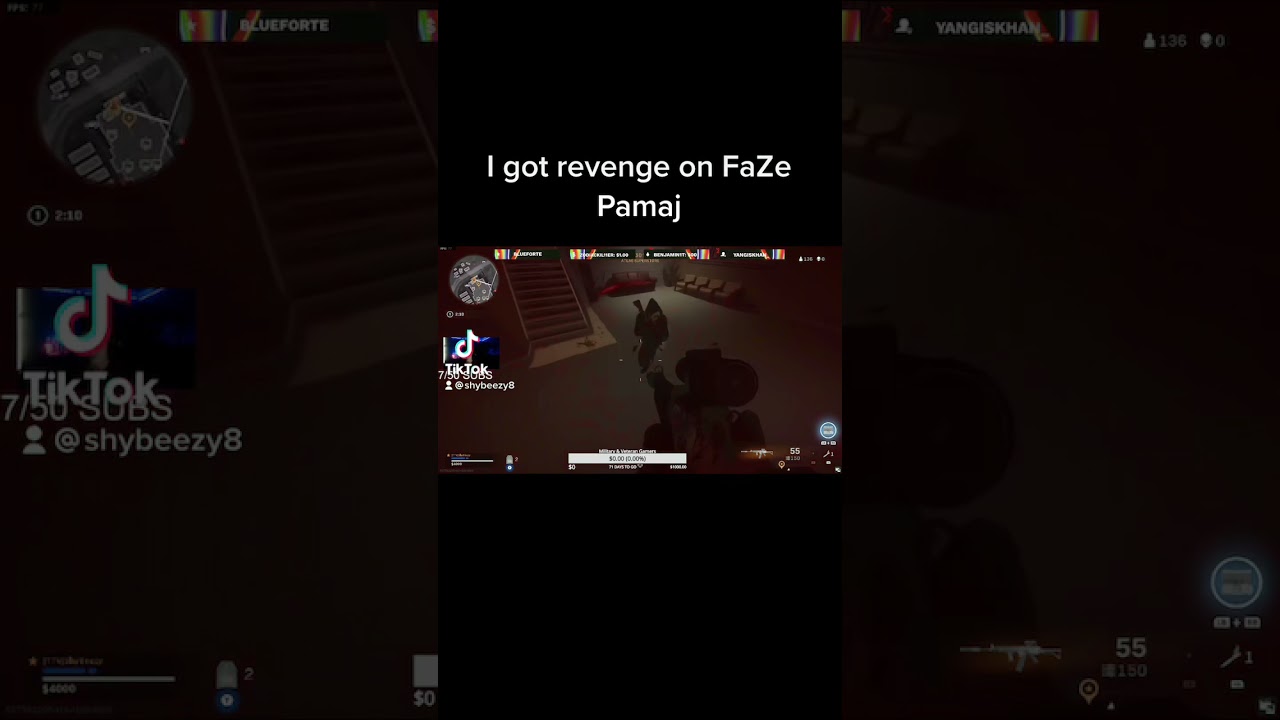 I got revenge on FaZe Pamaj! #cod #warzone #modernwarfare #gamergirl #faze #fazepamaj #gaming
