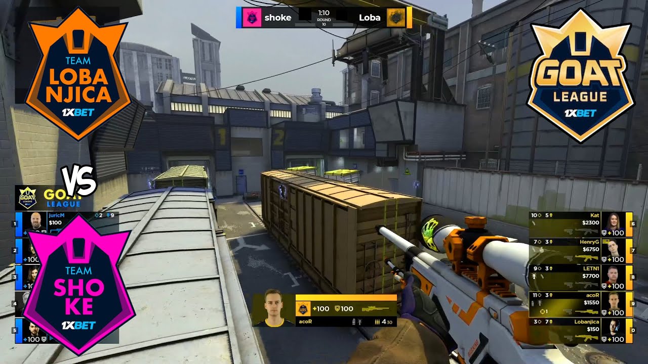 Team shoke vs Team Lobanjica | 1xBet GOAT League 2023 | Highlights | csgo