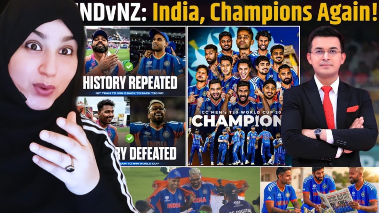 IND VS NZ : INDIA WIN T20 WORLD CUP FOR THIRD TIME, BEAT NEW ZEALAND BY 96 RUNS 🔥 | CRAZY REACTION 🤯