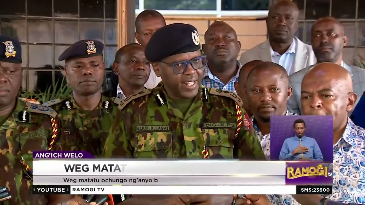 DIG Lagat: Jonjore manie sekta ma bodaboda ema wang'o nyamburko kinde masira