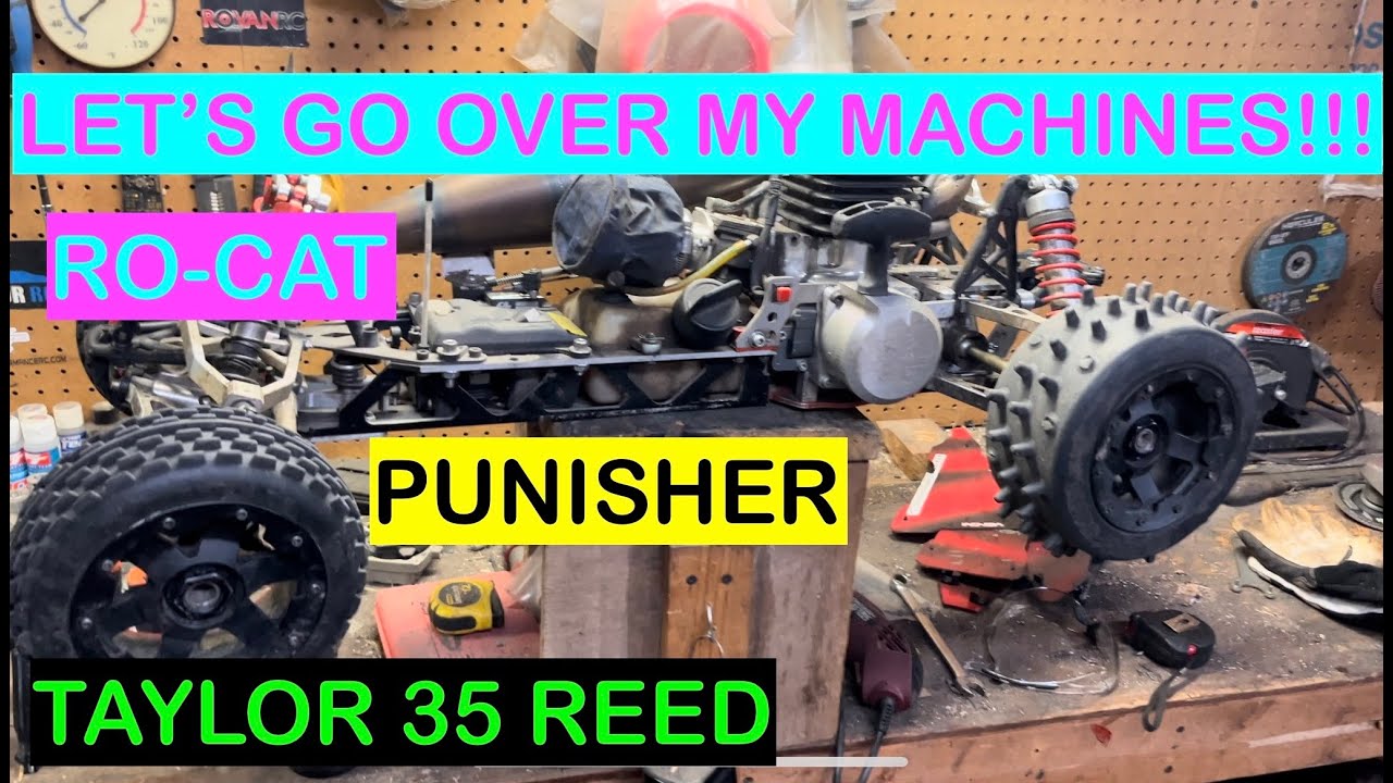 1/5 SCALE RC DUSCUSSION- GOING OVER MY MACHINES!!!