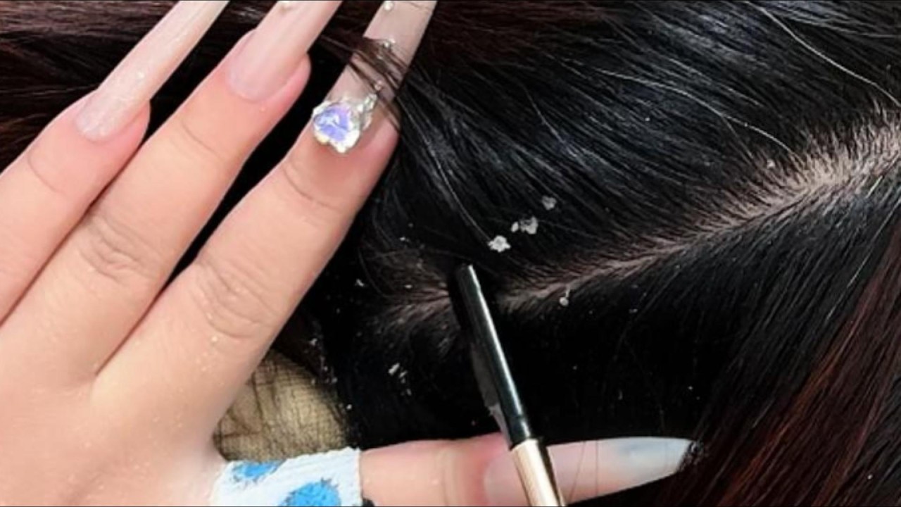 Latte ASMR | Long Nails & Fine Comb Sounds for Gentle Relaxation (No Talking)