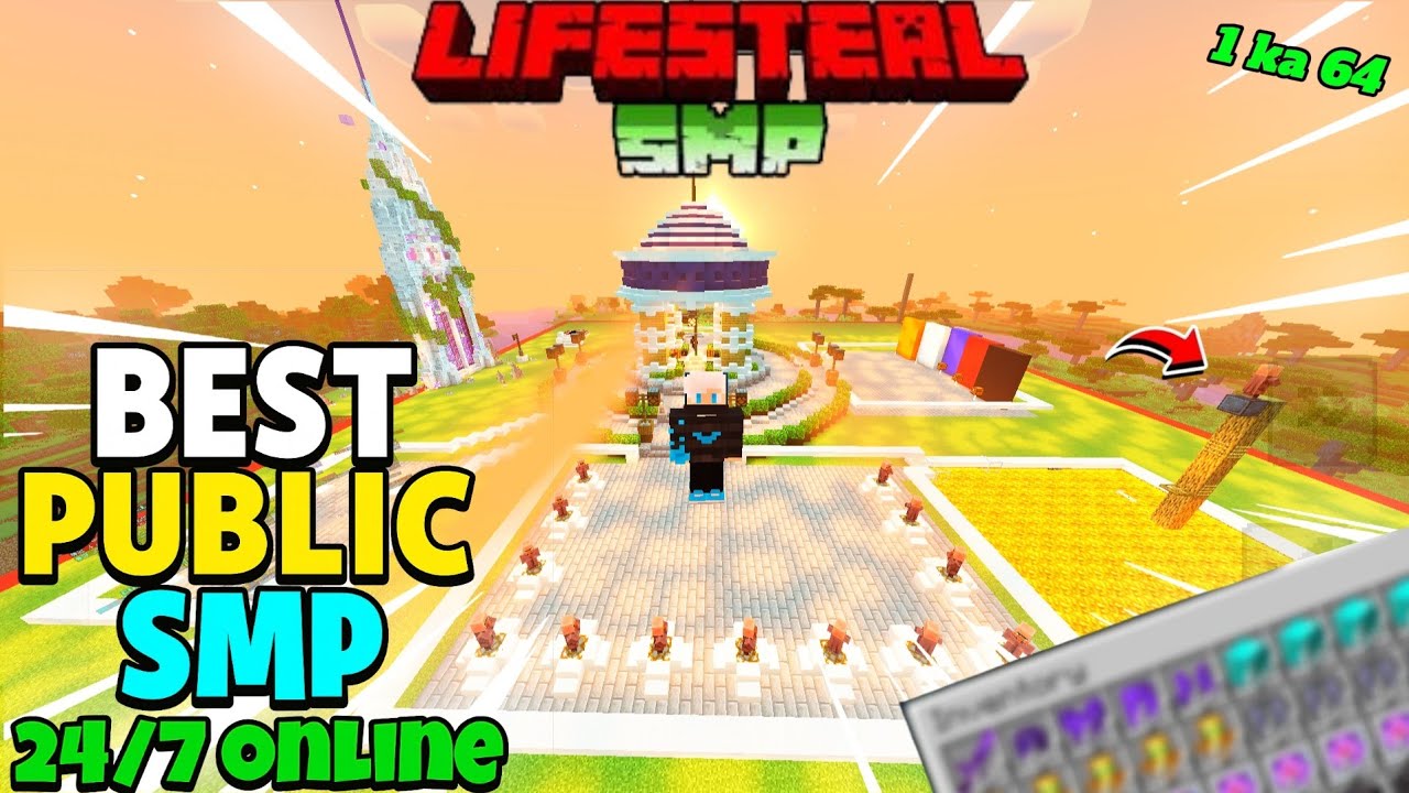 🍎 New Best Free Public Smp Server For Minecraft 🤯 | Java + Pe | 24/7 Online | Anyone Can Join 🛖