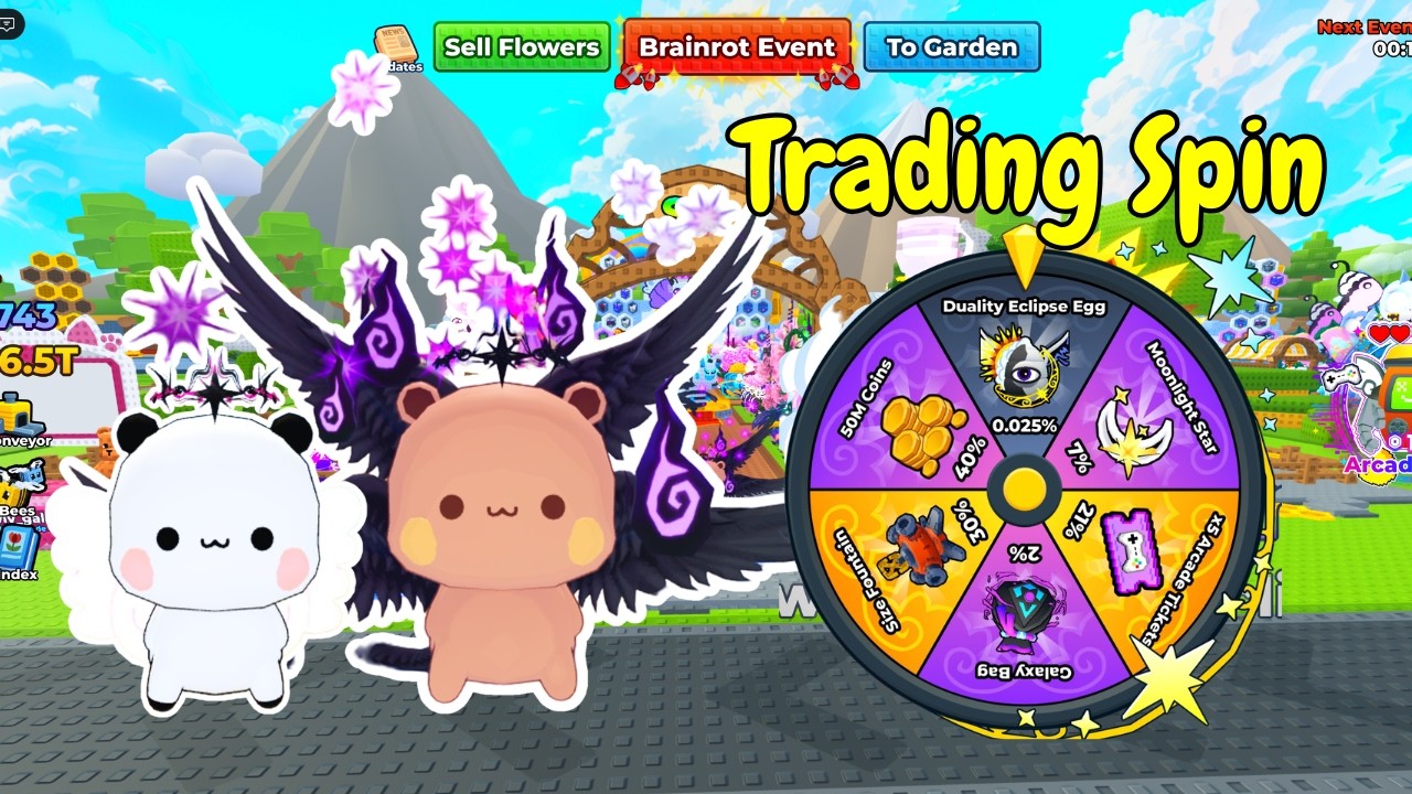 🐝 Bee Garden Trading Spin | Roblox