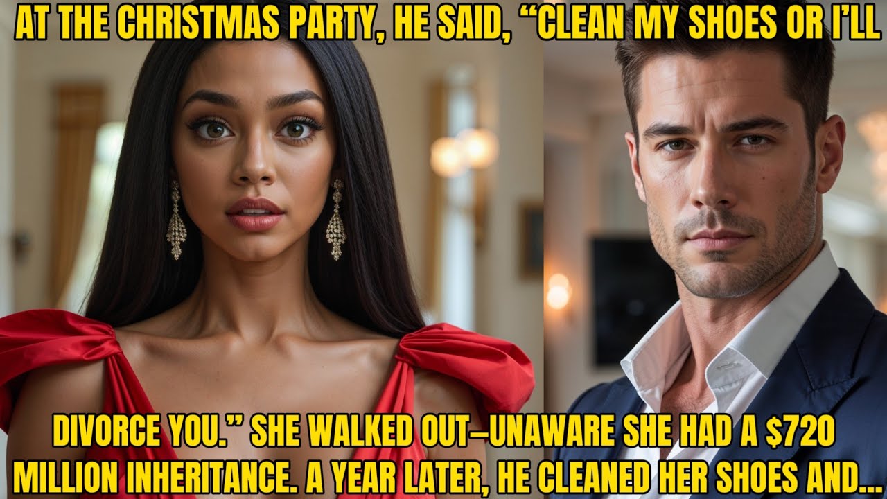 Her Billionaire Husband Humiliated Her at the Christmas Party — One Year Later, After a $720 Million