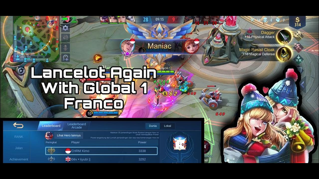 My Lancelot Duo Rank With Global Franco
