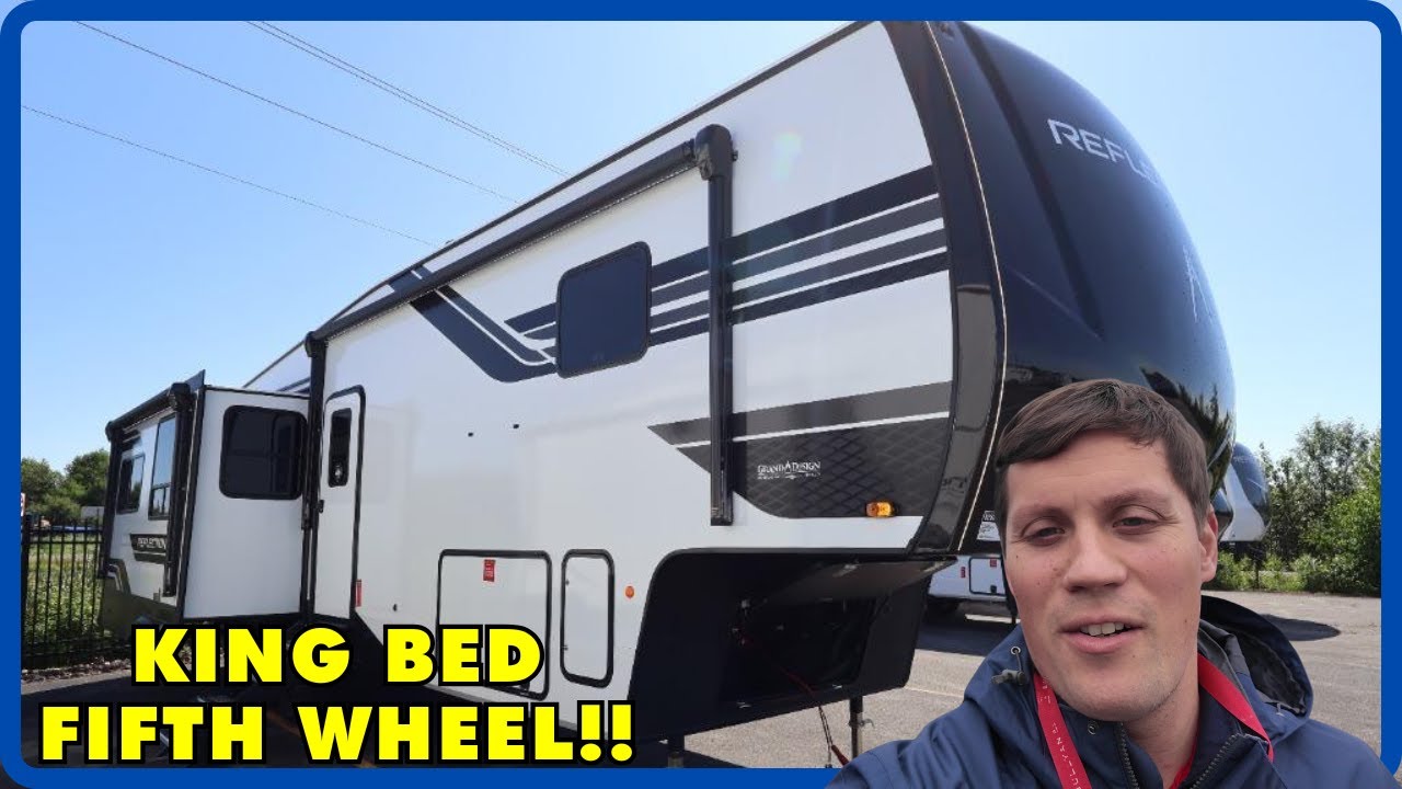 King Bed Rear Living Floorplan! 2026 Grand Design Reflection 337RLS