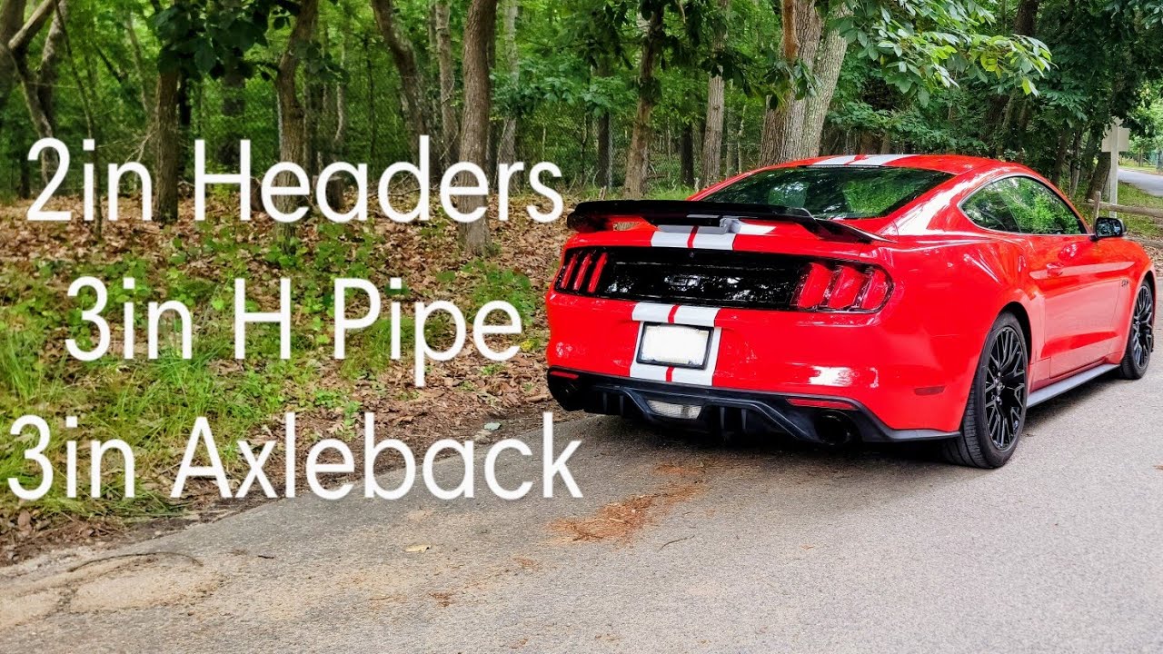 Mustang GT 5.0 BEST SOUNDING HIGH FLOW CATS EXHAUST SETUP