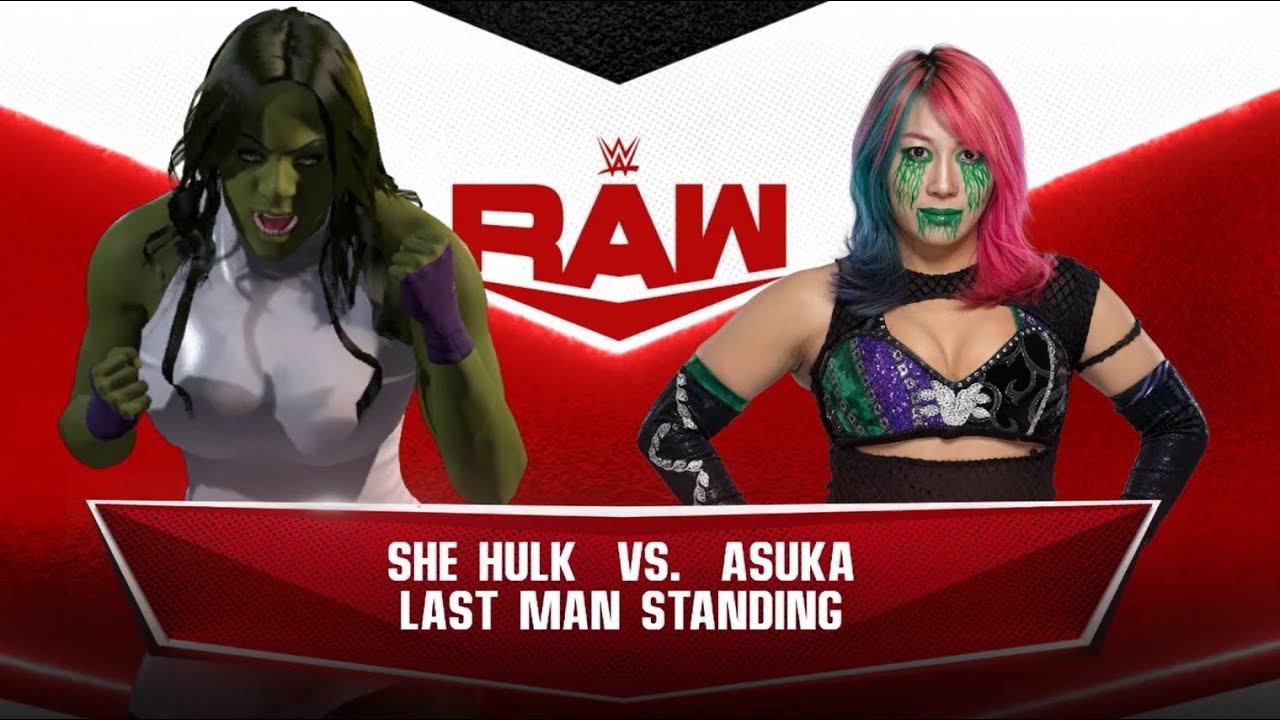 She-Hulk vs. Asuka in WWE Showdown! 💥🤼‍♀️