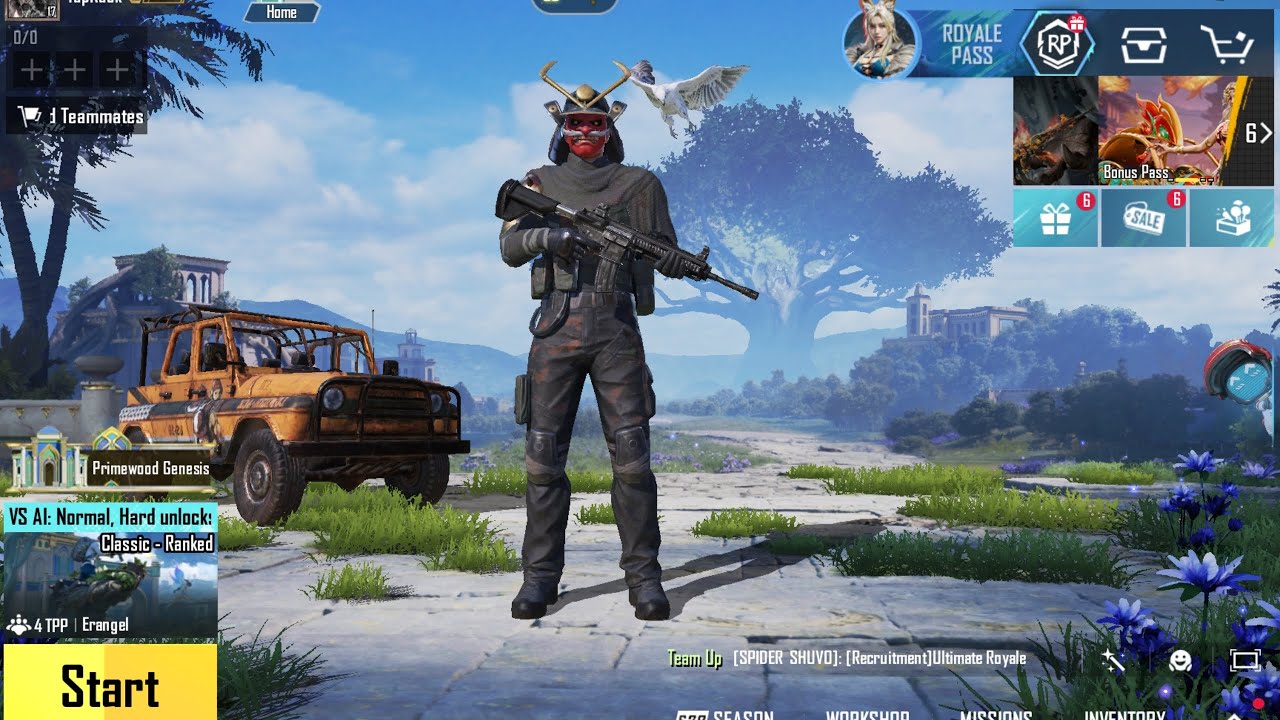 PUBG mobile, noob gets 11 kill streak with DMR.