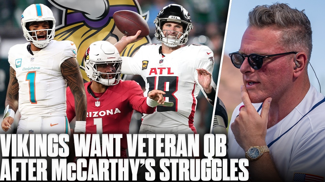 Vikings Looking For Veteran QB After JJ McCarthy's Season Struggles | Pat McAfee Show