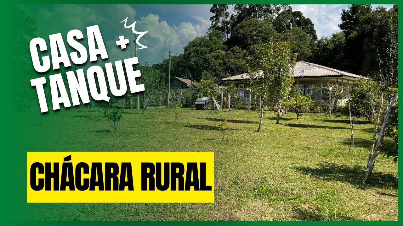 CHÁCARA com CASA 4 QUARTOS | TANQUE | POMAR | Mandirituba-PR