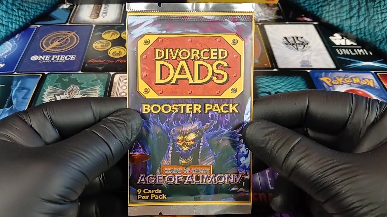 Divorced Dads Court Of Chaos TCG - Age Of Alimony ENG booster pack opening