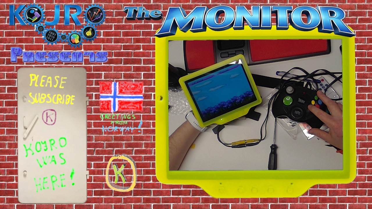 The Monitor,  AliExpress and the 3D printer to the rescue !