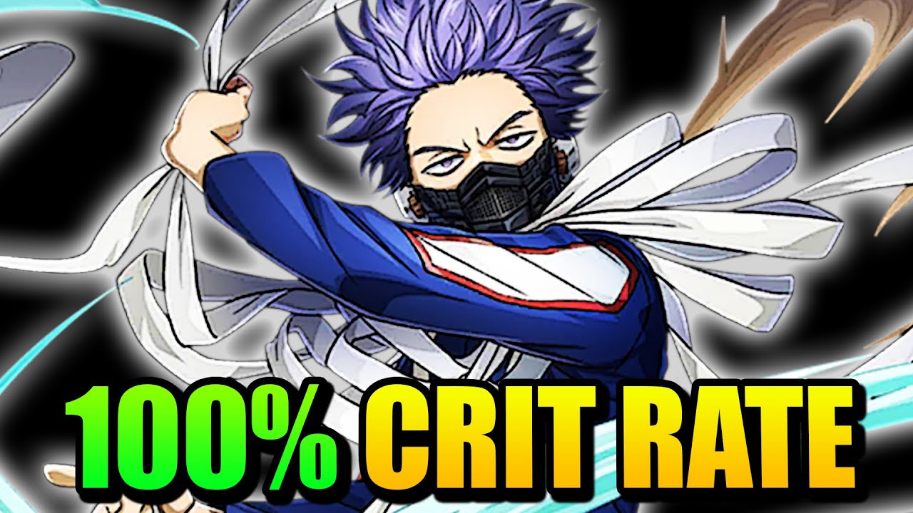 This SR Shinso CAN Get 100% Crit Rate (My Hero Ultra Impact)