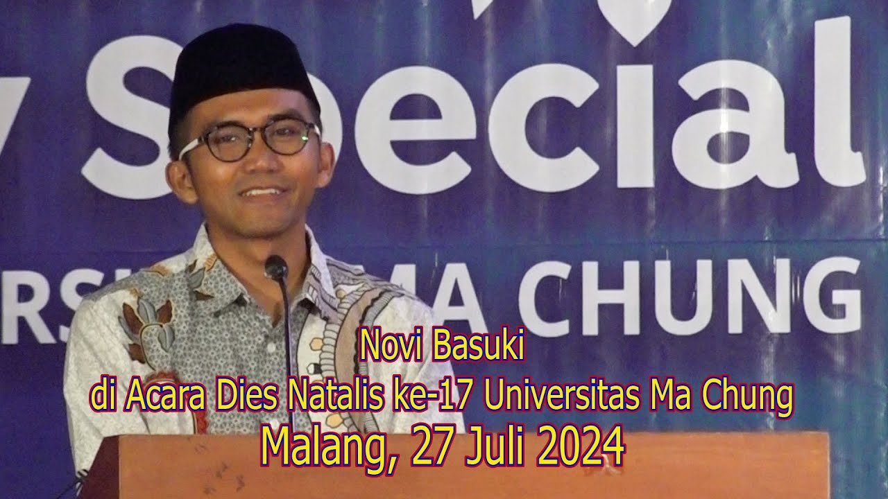 Novi Basuki di Acara Dies Natalis ke-17 Univ Ma Chung.