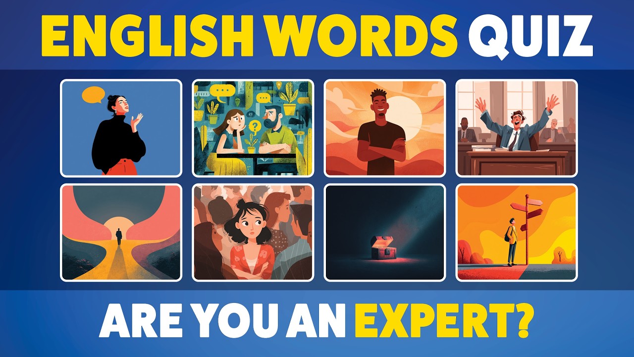 Do you know these DIFFICULT ENGLISH vocabulary words? Take this quiz!