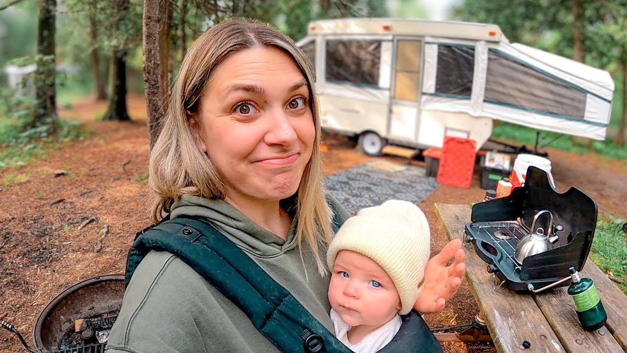 Taking our baby on her FIRST camping trip in the POP UP!
