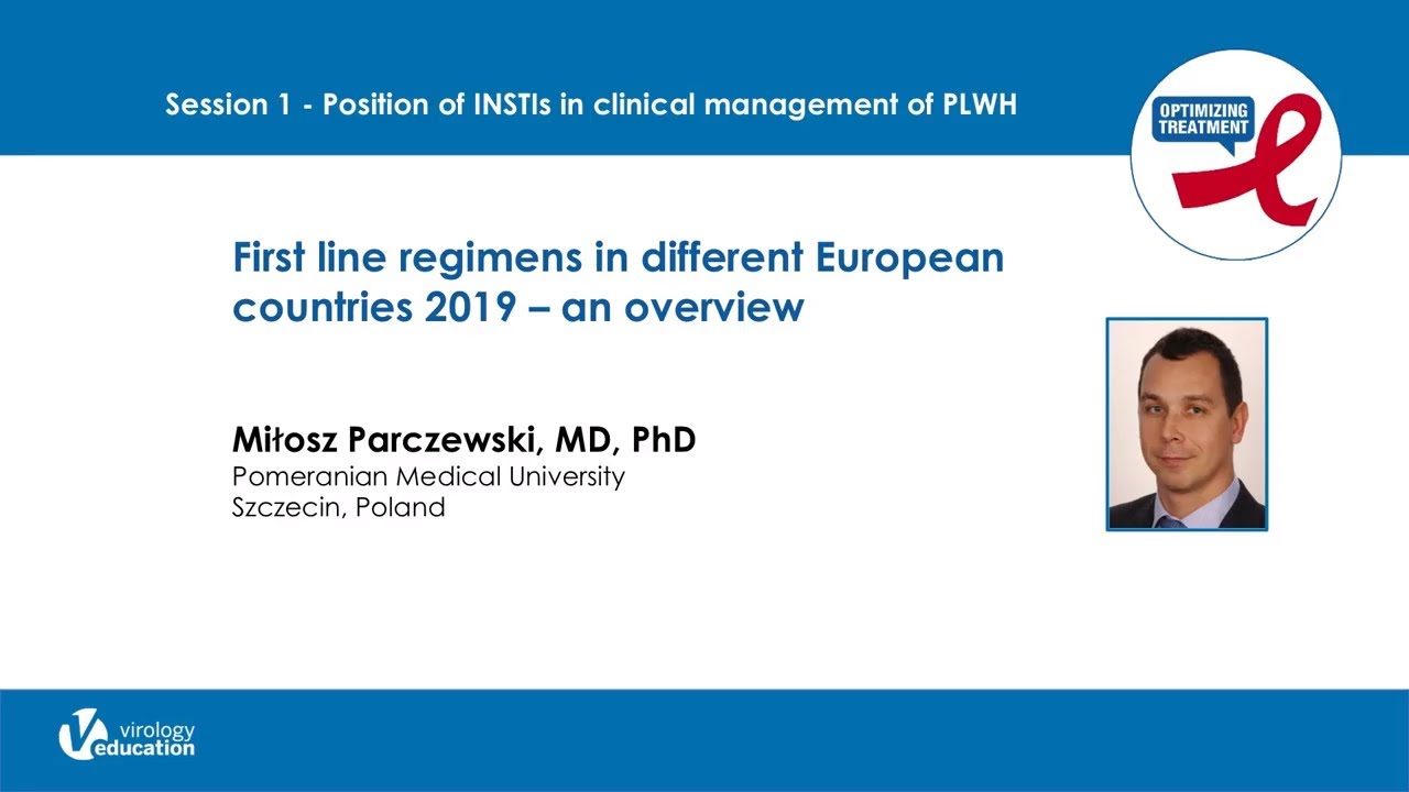 First-Line Regimens in Different European Countries 2019 | Milosz Parczewski, MD, PhD