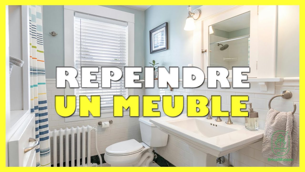 Comment repeindre un meuble de salle de bain laqué
