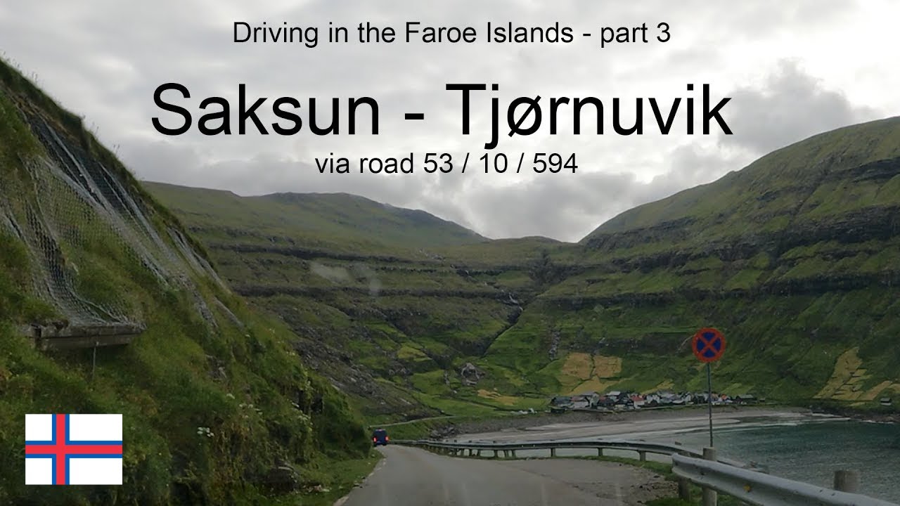 Driving in the Faroe Islands 03 | Saksun - Hvalv&iacute;k - Tj&oslash;rnuvik