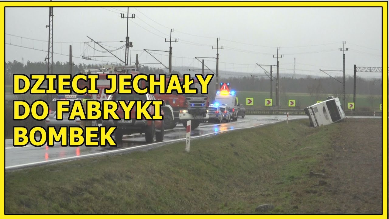 Powiat legnicki: Wypadek autokaru z przedszkolakami