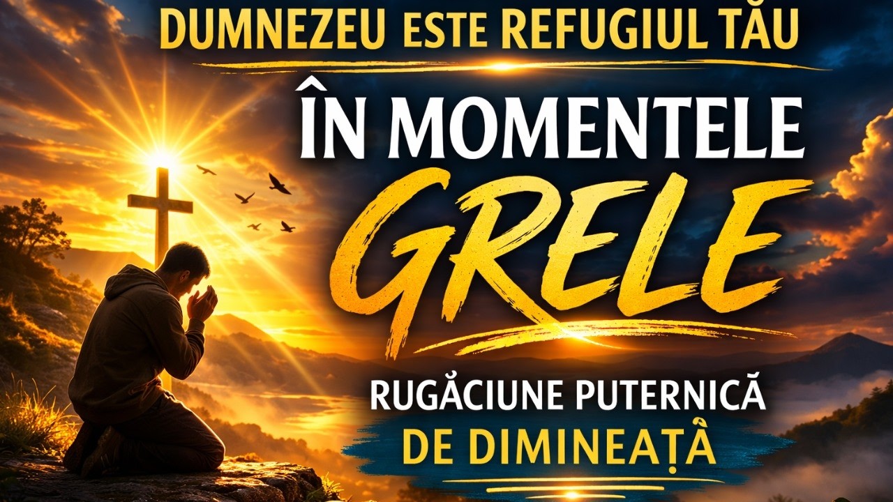 Dumnezeu Este Refugiul Tău în Momentele Grele | Rugăciune de Dimineață pentru Pace și Protecție
