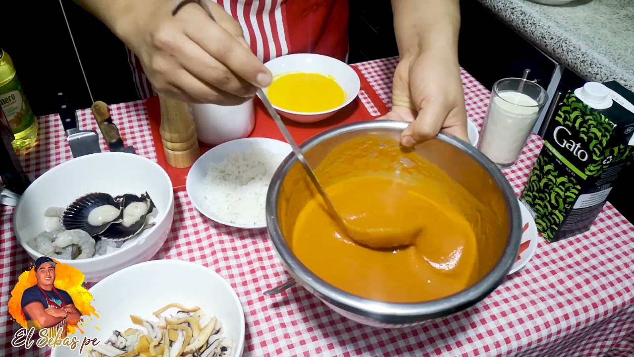 COMO PREPARAR ARROZ CON MARISCOS + SALSA MADRE | VIDEO COMPLETO | EL SEBAS PE