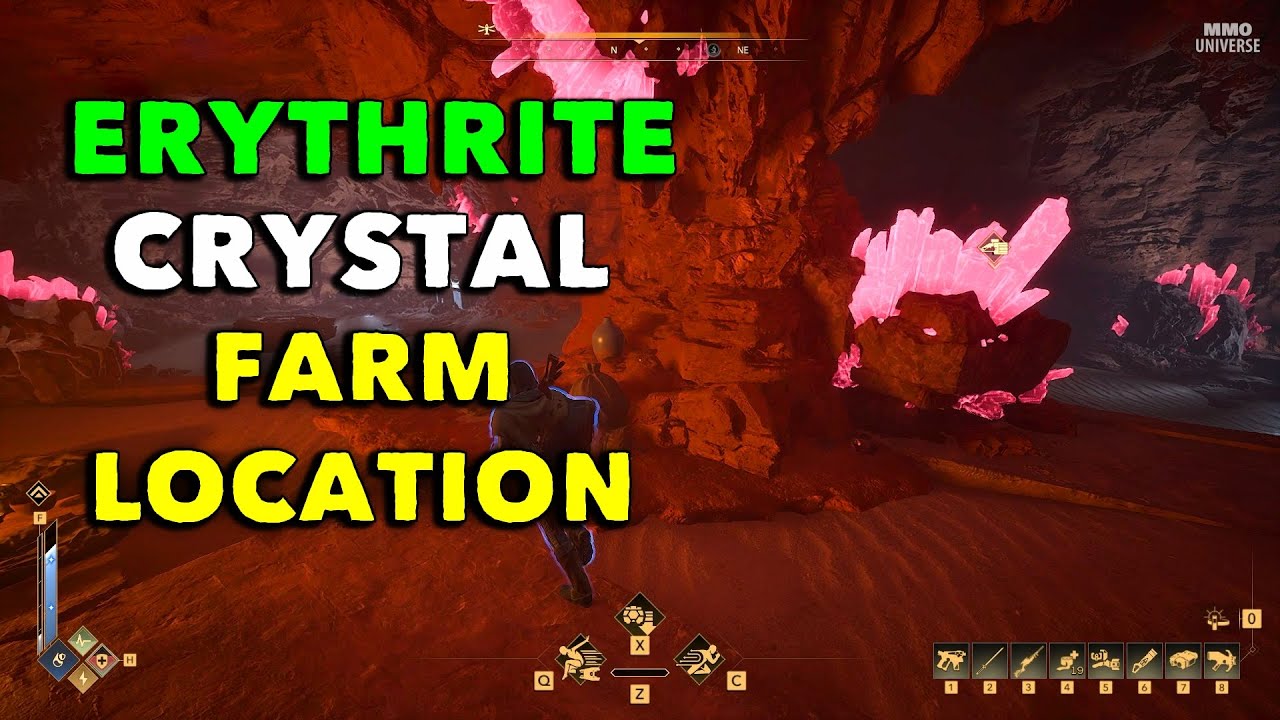 Dune Awakening - Erythrite Crystal Farm Location
