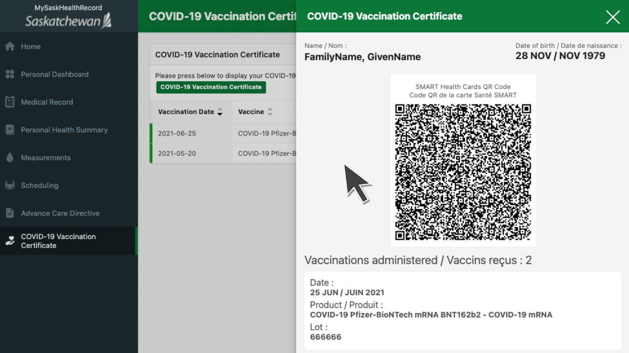 How to access your QR code proof of vaccination through your desktop