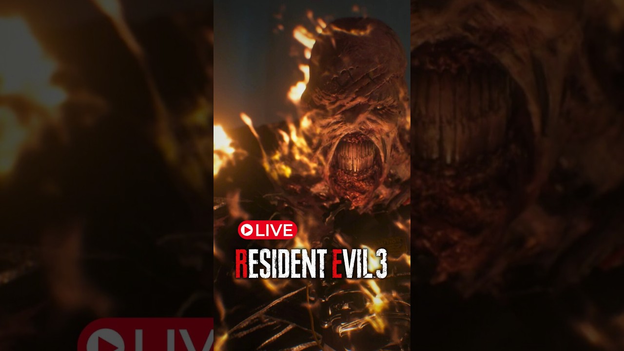 Resident Evil 3 Live: Dodging Nemesis in Raccoon City Chaos!