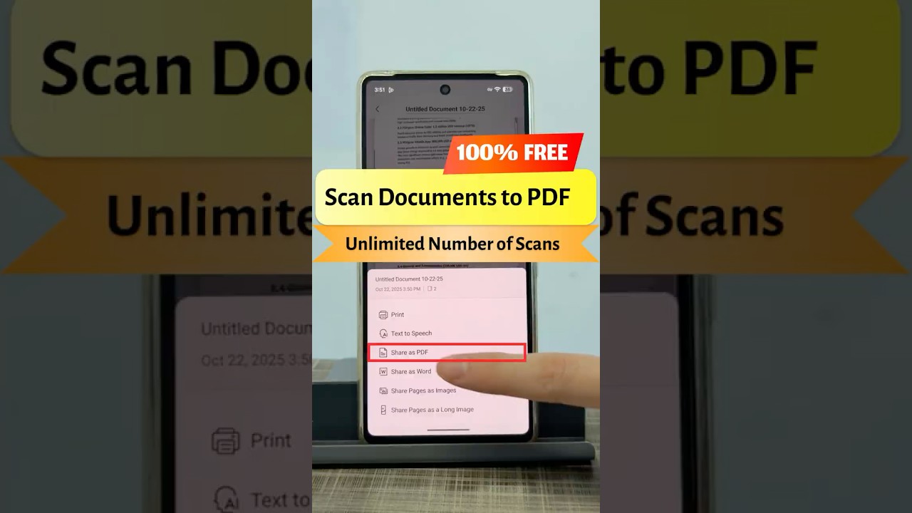 Как бесплатно сканировать документы в PDF на смартфоне