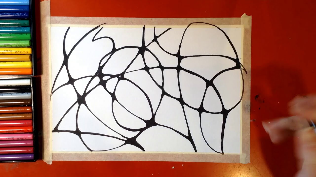 Neurographic Doodles and Color Blending