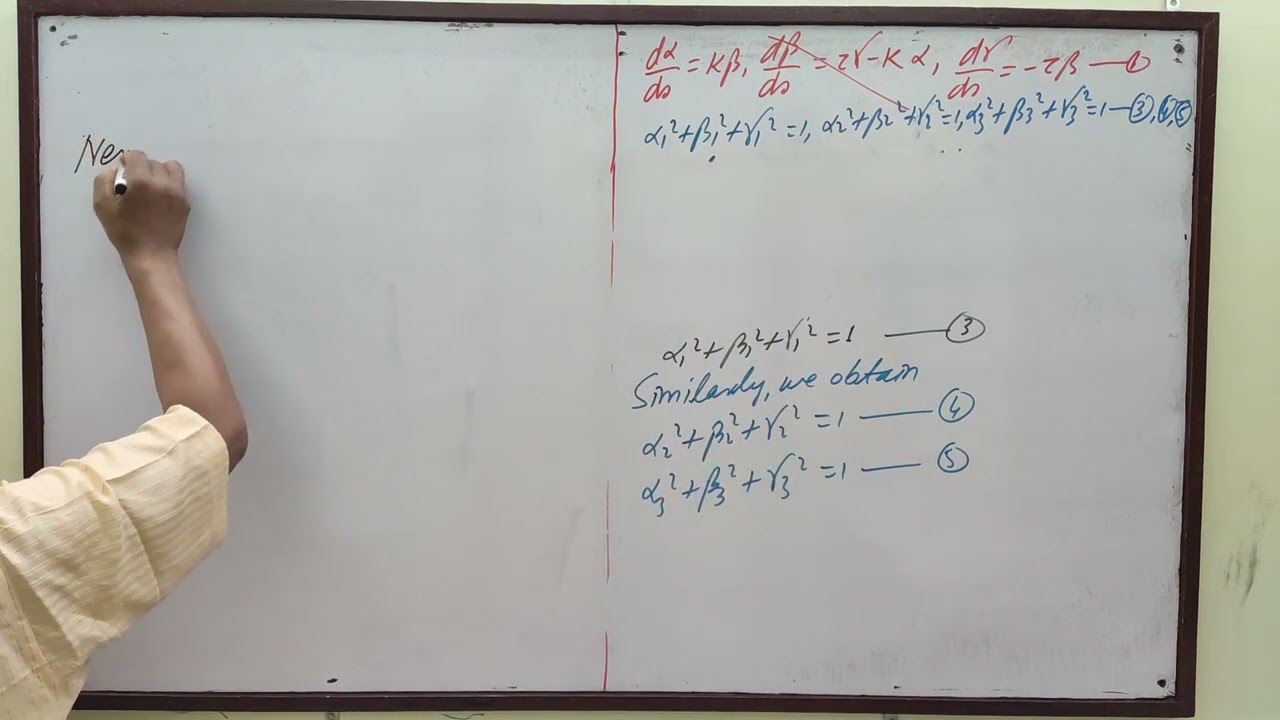 Curves in Space (D.G.) 31[Fundamental Existence Theorem for Space Curve] by Yogendra Bahadur Singh