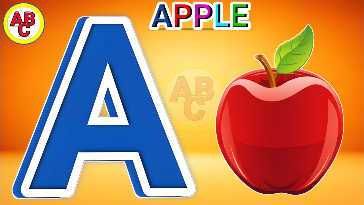ABC Phonics Song | A for Apple B for Ball | A to Z Alphabet Song for Kids 🍎👶