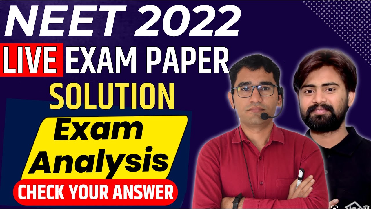 LIVE : NEET 2022 PAPER SOLUTION || NEET 2022 EXAM ANALYSICS | BY VIJAY POONIYA SIR